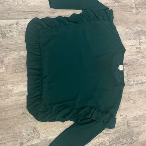 Green blouse